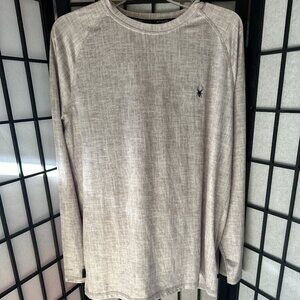 Spyder Swim‎ Rash Guard Shirt M UPF 30+ Long Sleeve Surf Sand Sun Mens